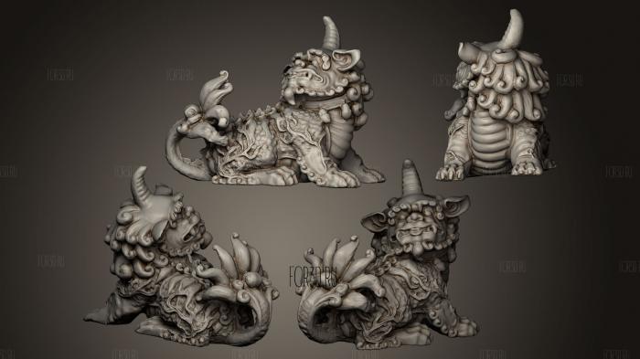 Mythical Beast stl model for CNC